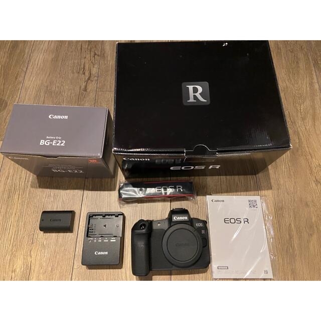 即出荷】 Canon CANON バッテリーグリップ付き R キヤノン EOS ミラーレス一眼 Canon eos R用 Canon BG-E22