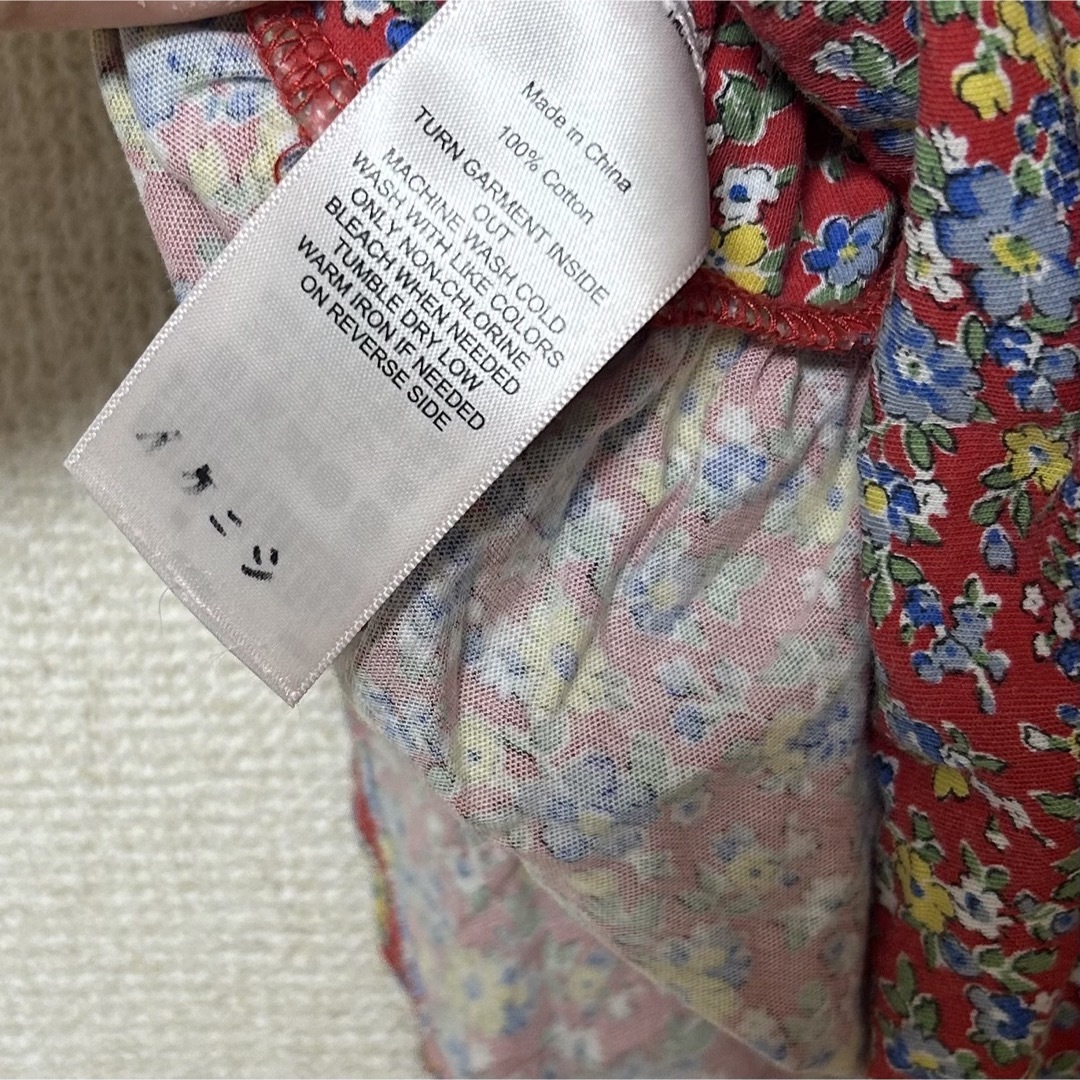Ralph Lauren(ラルフローレン)のラルフローレン　花柄ワンピース　パンツ付き キッズ/ベビー/マタニティのベビー服(~85cm)(ワンピース)の商品写真