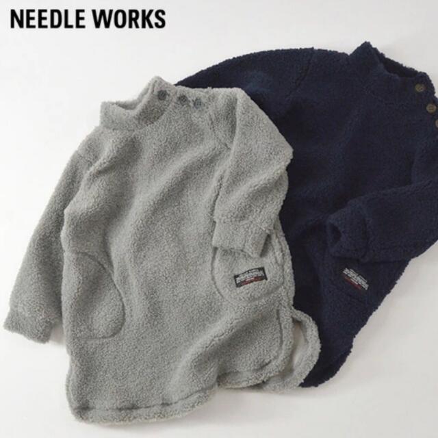 MARKEY'S(マーキーズ)のニードルワークス NEEDLE WORKS ボアワンピース 90 キッズ/ベビー/マタニティのキッズ服女の子用(90cm~)(ワンピース)の商品写真