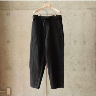 コモリ(COMOLI)の新品 22aw comoli コモリ ベルテッドデニム 3 黒 neat(デニム/ジーンズ)