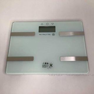 新品】体重計 デジタル表示 体脂肪 体重体組成計 ホワイト 白