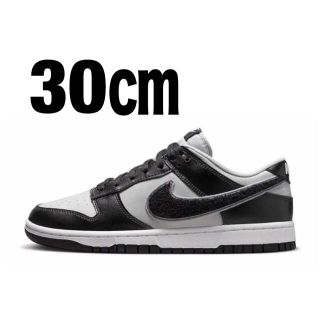 ナイキ(NIKE)のNike Dunk Low Chenille Swoosh Black Grey(スニーカー)