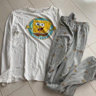 ザラキッズ(ZARA KIDS)のZARA 専用です　購入不可　ザラキッズ　スポンジボブ　パジャマ　160(パジャマ)