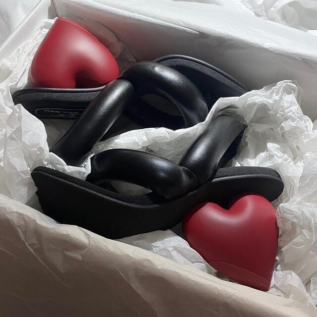 yumeyume サンダル ハートサンダル LOVE HEEL ラブヒール レディースの靴/シューズ(サンダル)の商品写真