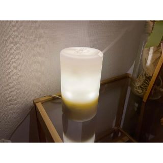 ムジルシリョウヒン(MUJI (無印良品))の大人気★無印良品　超音波アロマディフューザー　加湿器　フロアランプ(アロマディフューザー)