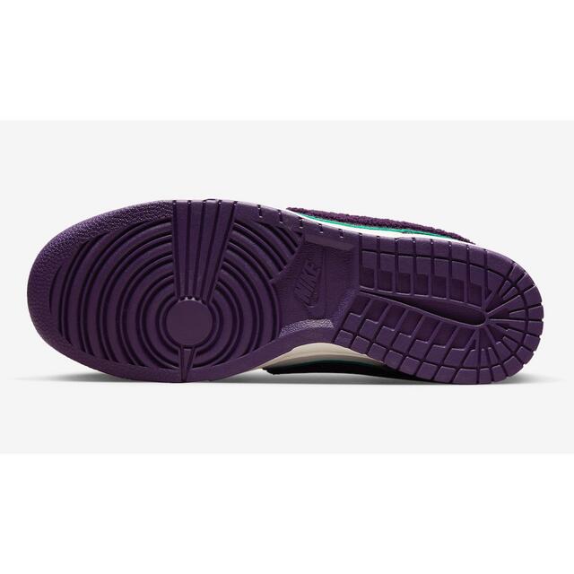Nike Dunk Low Chenille Swoosh Purple 28㎝