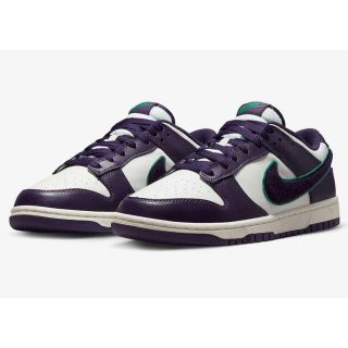 ナイキ(NIKE)のNike Dunk Low Chenille Swoosh Purple 28㎝(スニーカー)