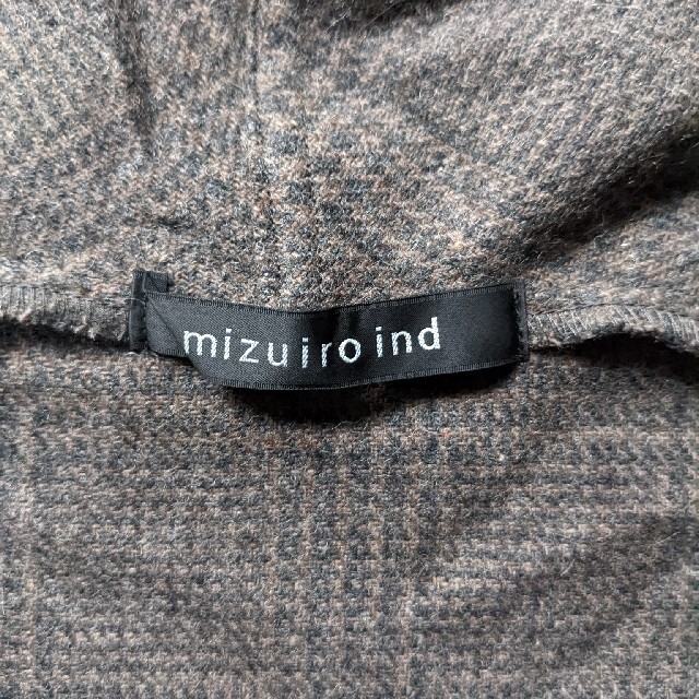 【たくみ様専用】mizuiro ind ミズイロインド グレンチェック レディースのジャケット/アウター(ロングコート)の商品写真
