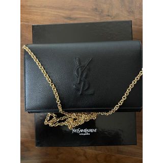 サンローラン(Saint Laurent)の美品！サンローラン　チェーンウォレット(ショルダーバッグ)