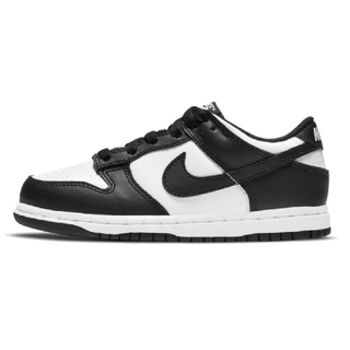 ナイキ(NIKE)のパンダ★NIKE　DUNK LOW (PS) WHT/BLK★21.5cm★白黒(スニーカー)