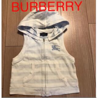 バーバリー(BURBERRY)のBURBERRY  ノースリーブパーカー　90cm(ジャケット/上着)