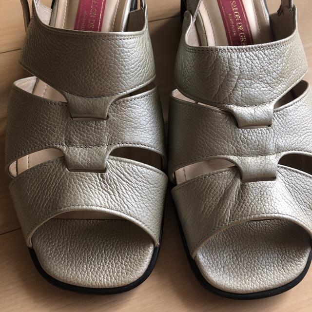 SALON DE GRESサロンドグレー サンダル24.5 4E SALON DE GRESサロンドグレー サンダル24.5 4E