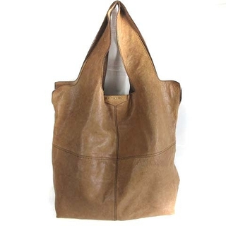 GIVENCHY - ジバンシィ レザー トートバッグ ハンド ロゴ ブラウン 茶 鞄