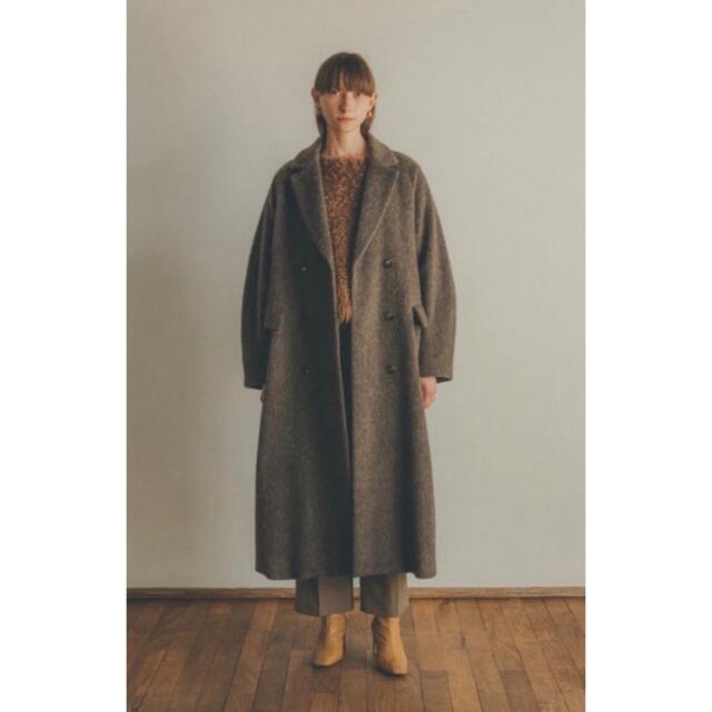 CLANE(クラネ)のClane CLANE DOUBLE WOOL LONG COAT サイズ0  レディースのジャケット/アウター(ロングコート)の商品写真