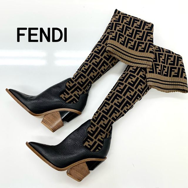 楽ギフ_のし宛書】 ズッカ柄 フェンディ 1714 - FENDI ソックス