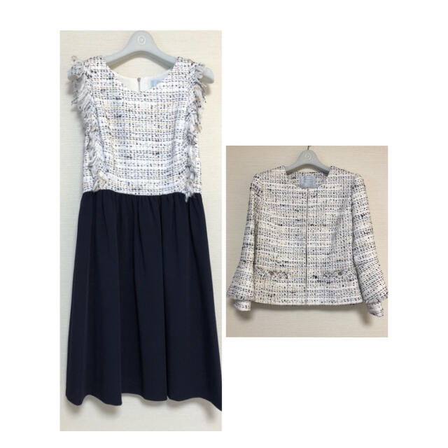 美品☆Aveniretoile☆アベニールエトワール☆ツイードジャケット☆ワンピ-