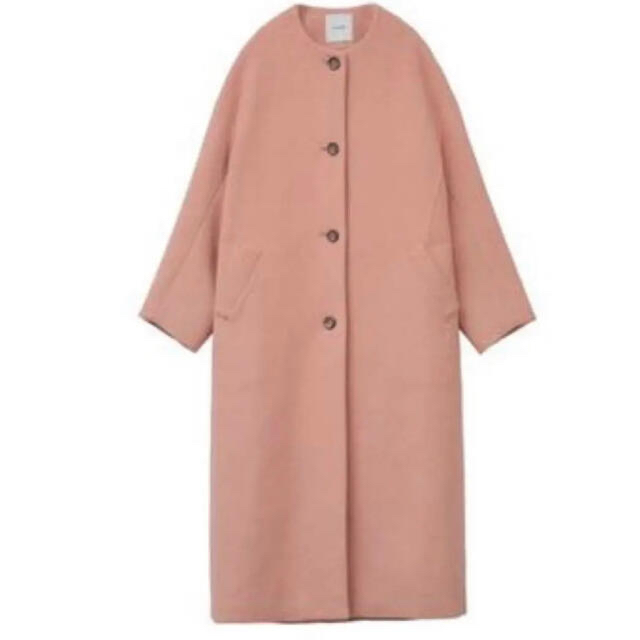 CLANE(クラネ)の【新品】Clane COLLARLESS WOOL COCOON COAT レディースのジャケット/アウター(ロングコート)の商品写真