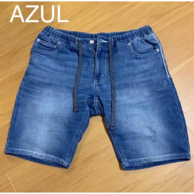 AZUL by moussy(アズールバイマウジー)のAZUL  デニム ショートパンツ  Mサイズ メンズのパンツ(デニム/ジーンズ)の商品写真