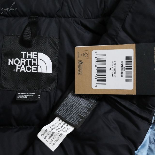 THE NORTH FACE(ザノースフェイス)のXS 新品 21AW ノースフェイス W プリント ヌプシ ジャケット ダウン レディースのジャケット/アウター(ダウンジャケット)の商品写真