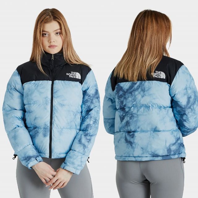 THE NORTH FACE(ザノースフェイス)のXS 新品 21AW ノースフェイス W プリント ヌプシ ジャケット ダウン レディースのジャケット/アウター(ダウンジャケット)の商品写真