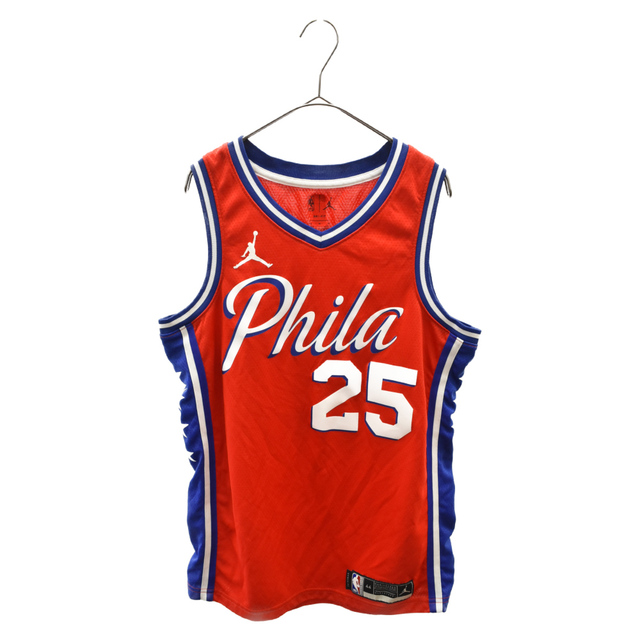 NIKE(ナイキ)のNIKE ナイキ NBA PHILADELPHIA SIXERS 23 フィラデルフィアセブンティシクサーズ ゲームシャツ ユニフォーム レッド/ブルー メンズのトップス(タンクトップ)の商品写真