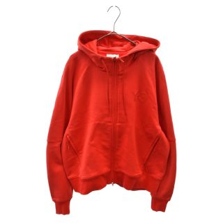 ワイスリー(Y-3)のY-3 ワイスリー CLASSIC CHEST LOGO HOODIE クラシックロゴジップパーカー レディース レッド GV0342(パーカー)