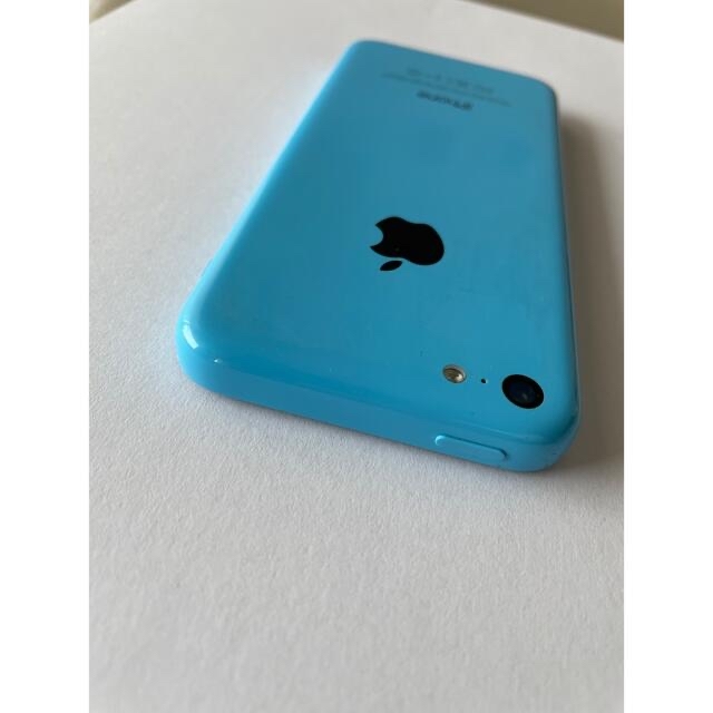 iPhone(アイフォーン)のiPhone 5c ブルー 16G 付属品付き スマホ/家電/カメラのスマートフォン/携帯電話(スマートフォン本体)の商品写真