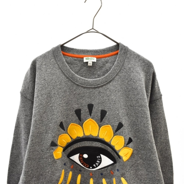 KENZO - KENZO ケンゾー Eye Sweatshirt フロント刺繍デザインクルー