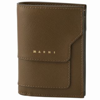 マルニ(Marni)のMARNI 財布 二つ折り ミニ財布 サフィアーノレザー(財布)