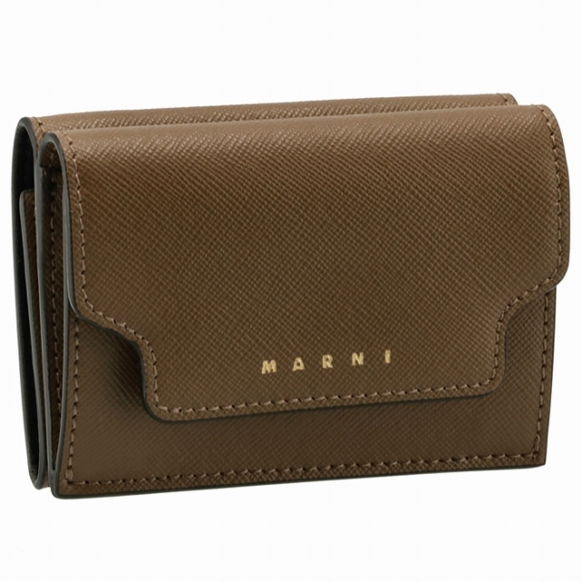 Marni - MARNI 財布 三つ折り ミニ財布 サフィアーノレザーの通販 by ...