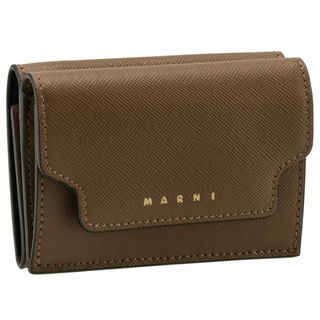 マルニ(Marni)のMARNI 財布 三つ折り ミニ財布 サフィアーノレザー(財布)