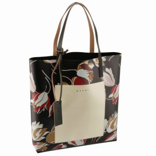 マルニ(Marni)のMARNI トートバッグ EUPHORIAプリント PVCショッピングバッグ(トートバッグ)