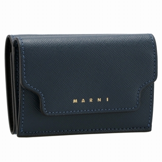 マルニ(Marni)のMARNI 財布 三つ折り ミニ財布 サフィアーノレザー(財布)