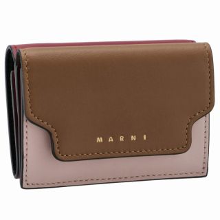 マルニ(Marni)のMARNI 財布 三つ折り ミニ財布 サフィアーノレザー(財布)