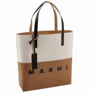 マルニ(Marni)のMARNI トートバッグ ロゴプリント ショッピングバッグ(トートバッグ)