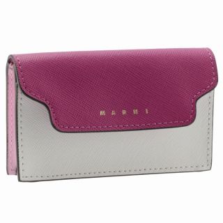 マルニ(Marni)のMARNI カードケース サフィアーノレザー(名刺入れ/定期入れ)