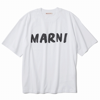 マルニ(Marni)のMARNI ロゴ Tシャツ(Tシャツ(半袖/袖なし))