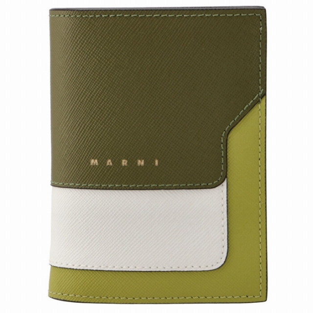 MARNI 財布 二つ折り ミニ財布 サフィアーノレザー