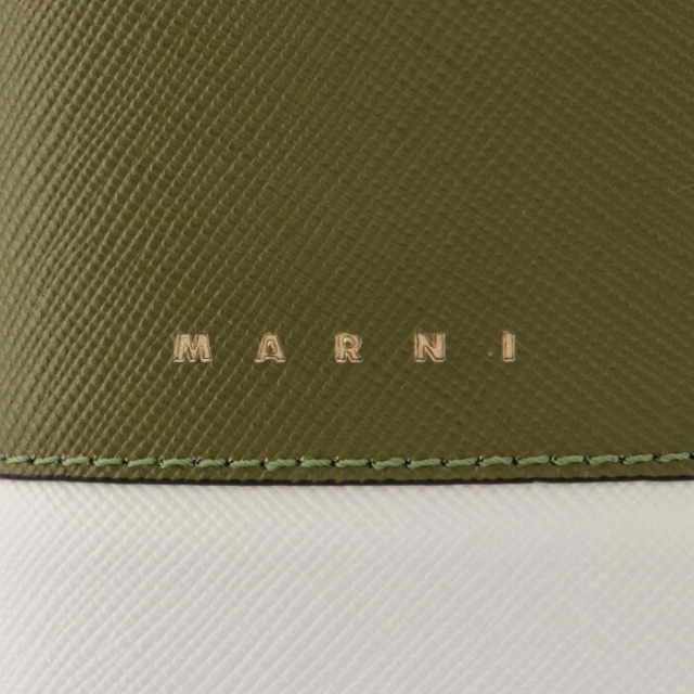 Marni(マルニ)のMARNI 財布 二つ折り ミニ財布 サフィアーノレザー レディースのファッション小物(財布)の商品写真