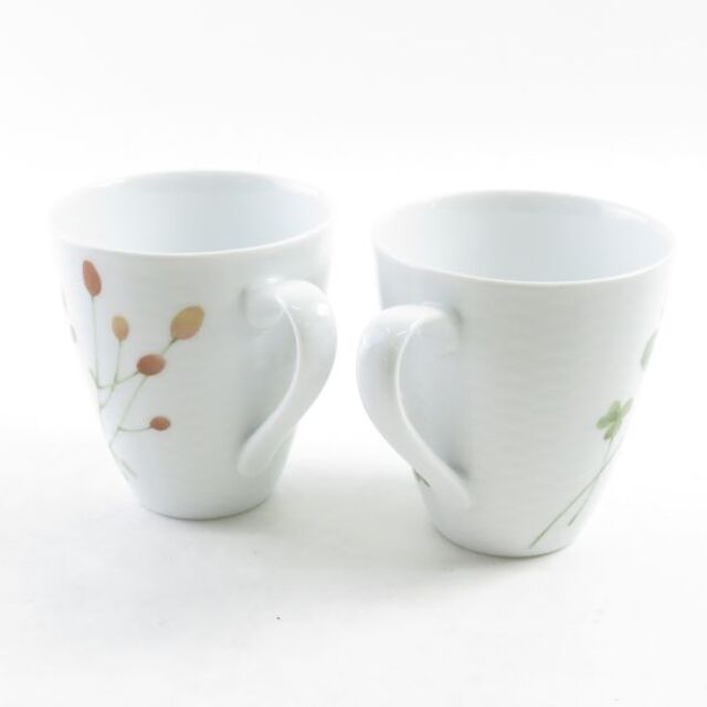 Noritake(ノリタケ)のノリタケ あづまの路(われもこう/しろつめぐさ) マグカップ2点SY3905A1 インテリア/住まい/日用品のキッチン/食器(グラス/カップ)の商品写真