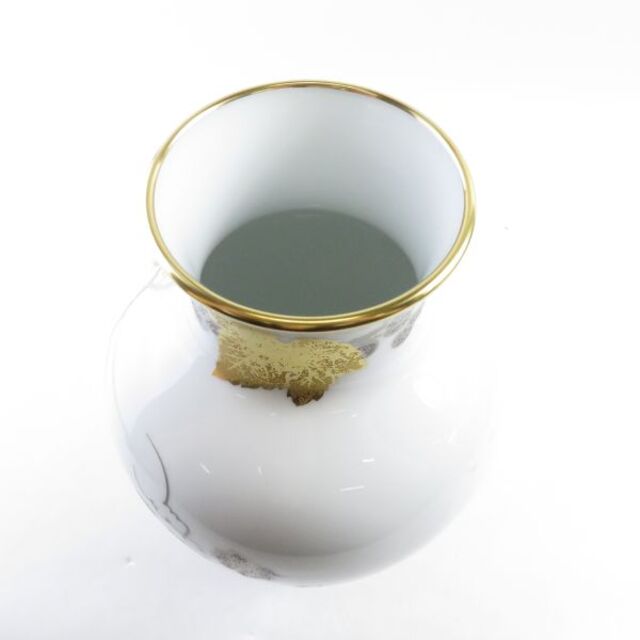 大倉陶園 - 大倉陶園 金蝕ぶどう(20A/1276) 花瓶 フラワーベース