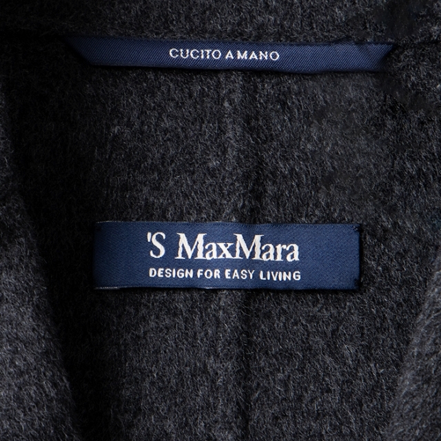 Max Mara(マックスマーラ)のS MAX MARA PAOLORE ピュア ウール ダブルフェイス コート レディースのジャケット/アウター(その他)の商品写真