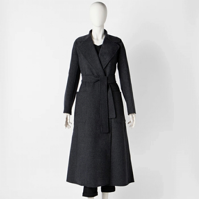 Max Mara - S MAX MARA PAOLORE ピュア ウール ダブルフェイス コート