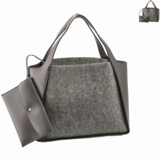 ステラマッカートニー(Stella McCartney)のSTELLA McCARTNEY フェルト トートバッグ サークルロゴ(トートバッグ)