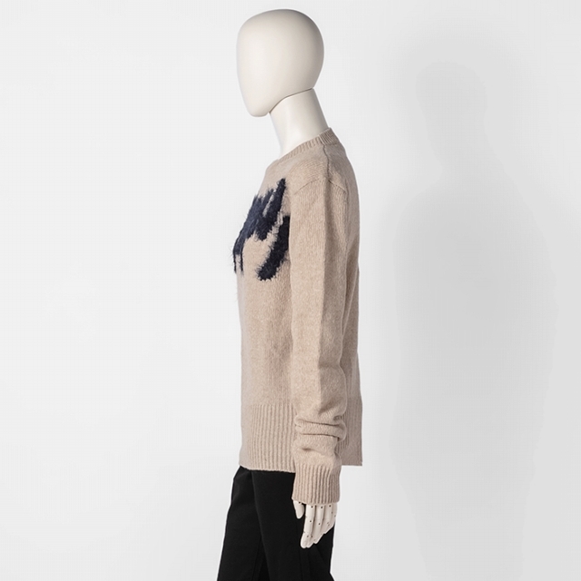 Marni - MARNI クルーネックセーター ロゴ シェットランド ウールの