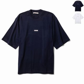 マルニ(Marni)のMARNI Tシャツ ロゴパッチ コットンジャージー(Tシャツ(半袖/袖なし))
