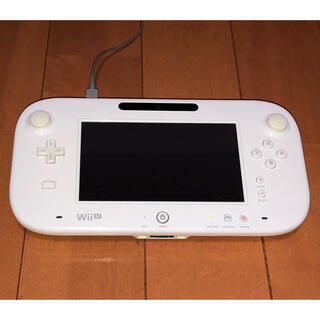 ウィーユー(Wii U)の【ジャンク】 任天堂 WiiU GamePadのみ 白(家庭用ゲーム機本体)