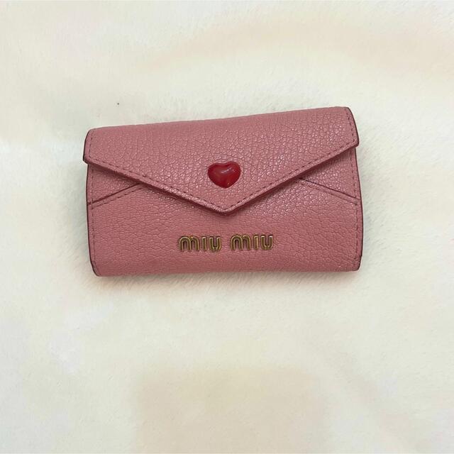 クーポン利用&送料無料 【新品】MIUMIU マドラスラブ キーケース