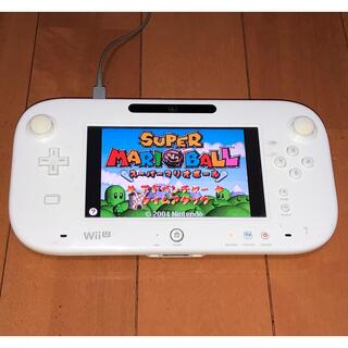 ウィーユー(Wii U)の任天堂 WiiU GamePad 白 タッチペン付(家庭用ゲーム機本体)