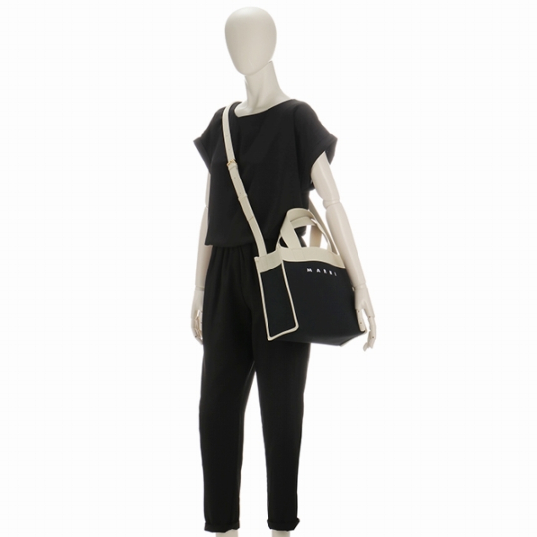 MARNI トートバッグ ジャカード スモール ショッピングバッグ